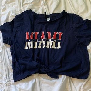 Miami crop tee
